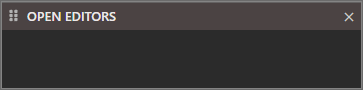 Open Editors Open Editors