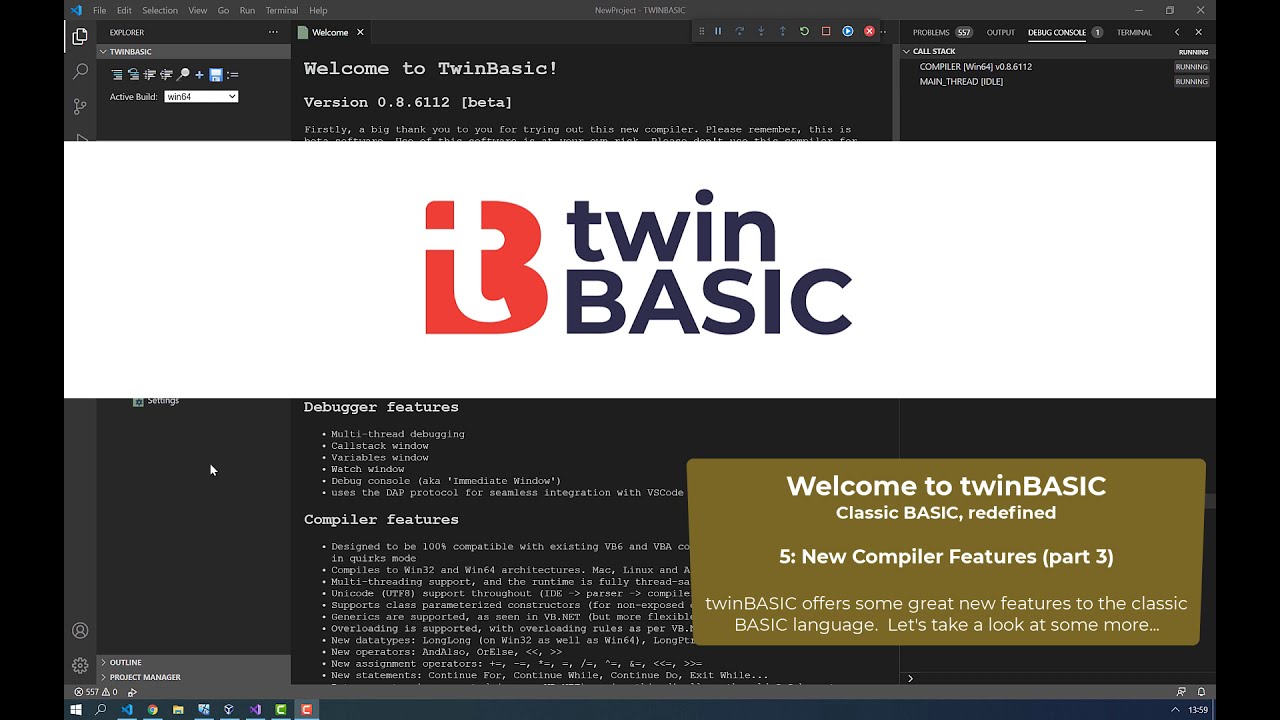 twinBASIC - New Compiler Features (part 3) (watch on YouTube)
